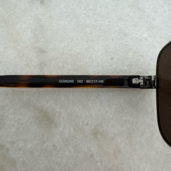 GUCCI Sunglasses Brown/Gunmetal Gray BRAND NEW - Picture 7 of 8